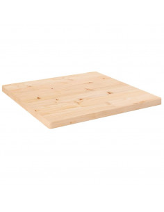Piano Tavolo 40x40x2,5 cm in Legno Massello di Pino Quadrato 2