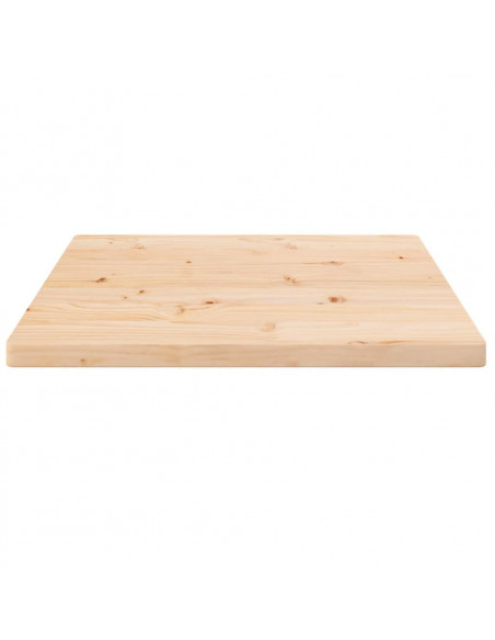 Piano Tavolo 40x40x2,5 cm in Legno Massello di Pino Quadrato