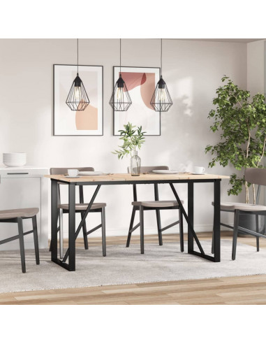 Piani Tavolo 3 pz 80x47x1,7 cm Rettangolare Legno Massello Pino