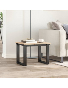 Piano Tavolo 50x50x1,7 cm Quadrato in Legno Massello di Pino 2