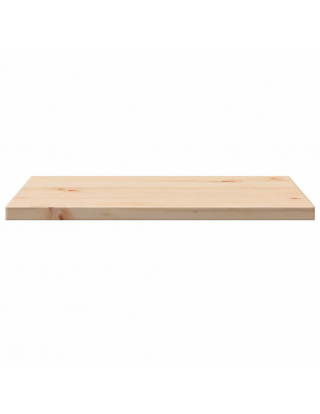 Piano Tavolo 50x50x1,7 cm Quadrato in Legno Massello di Pino