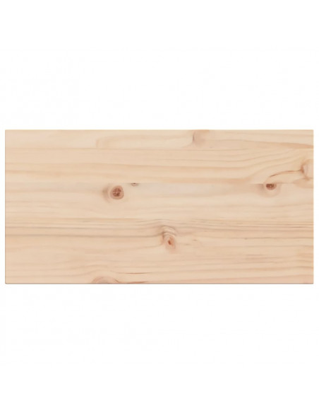 Piani Tavolo 2 pz 60x30x2,5 cm Rettangolare Legno Massello Pino