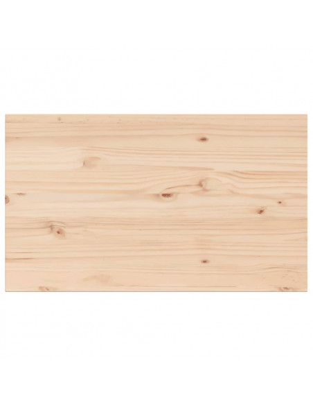 Piani Tavolo 3 pz 80x47x2,5 cm Rettangolare Legno Massello Pino