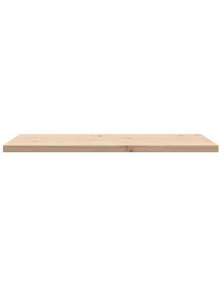 Piano per Tavolo 80x50x2,5 cm Rettangolare Legno Massello Pino