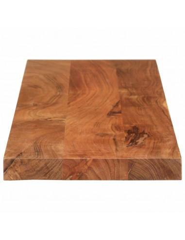 Piano Tavolo 120x30x3,8 cm Rettangolare Legno Massello Acacia