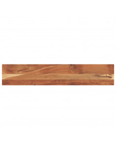 Piano Tavolo 180x20x3,8 cm Rettangolare Legno Massello Acacia 2