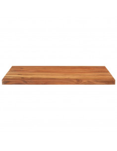 Piano Tavolo 100x80x2,5 cm Rettangolare Legno Massello Acacia 2