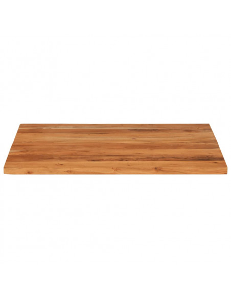 Piano per Tavolo 80x80x3,8 cm Quadrato Legno Massello di Acacia