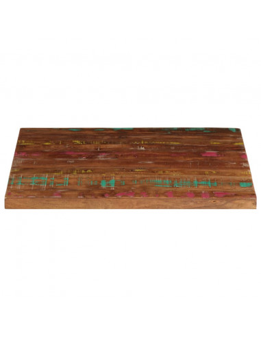 Piano per Tavolo 80x80x3,8 cm Quadrato Legno Massello di Acacia