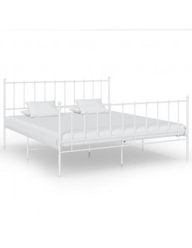 Giroletto Bianco in Metallo 180x200 cm