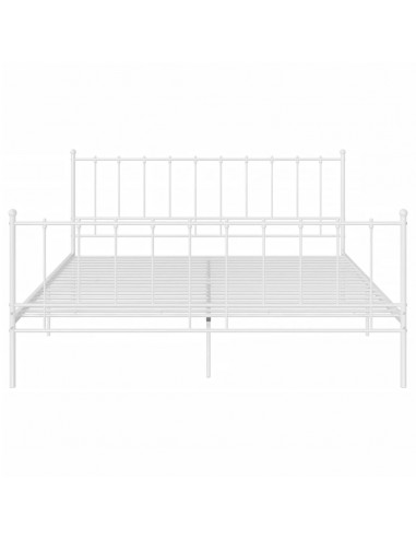 Giroletto Bianco in Metallo 180x200 cm