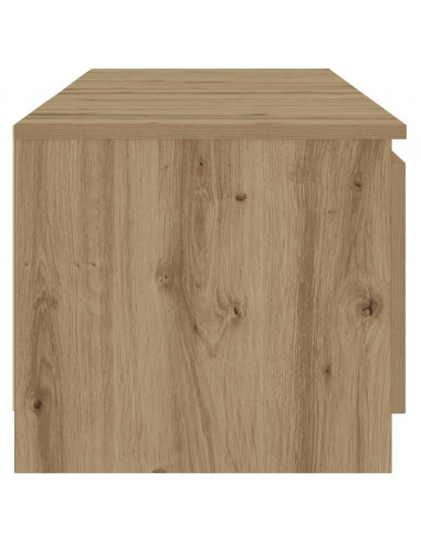 Mobile Porta TV con LED Artigianale 140x40x35,5 cm Multistrato