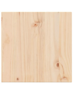 Piano per Tavolo 50x50x2,5 cm Quadrato Legno Massello di Pino 2