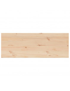 Piano Tavolo 110x40x2,5 cm Rettangolare Legno Massello di Pino 2