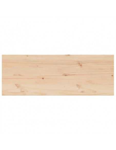 Piano Tavolo 110x40x2,5 cm Rettangolare Legno Massello di Pino