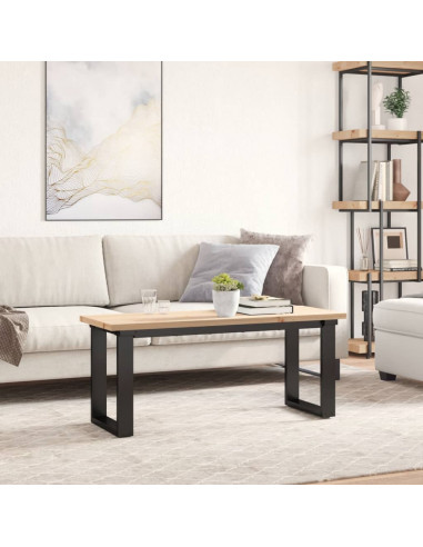 Piano Tavolo 110x40x2,5 cm Rettangolare Legno Massello di Pino