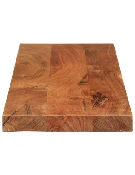 Piano per Tavolo 120x20x2,5 Rettangolare Legno Massello Acacia