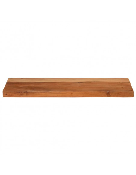 Piano per Tavolo 40x30x2,5cm Rettangolare Legno Massello Acacia