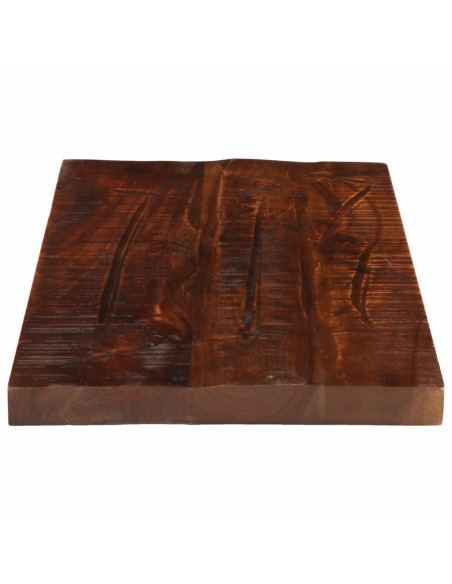 Piano Tavolo 60x20x2,5 cm Rettangolare in Massello di Recupero