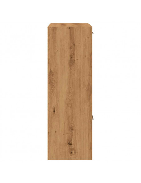 Libreria Rovere Artigianale 60,5x30x90 cm in Legno Multistrato