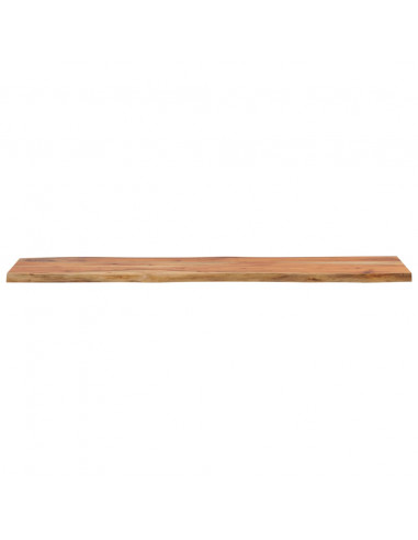 Piano Tavolo 180x40x2,5 cm Rettangolare Legno Acacia Bordi Vivi