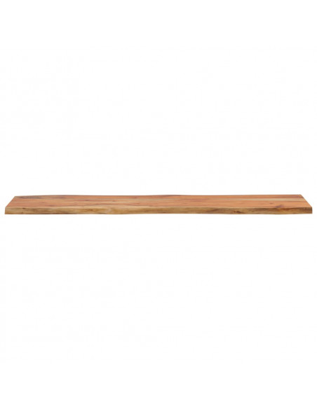 Piano Tavolo 180x40x2,5 cm Rettangolare Legno Acacia Bordi Vivi