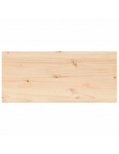 Piano per Tavolo 90x40x1,7 cm Rettangolare Legno Massello Pino 2