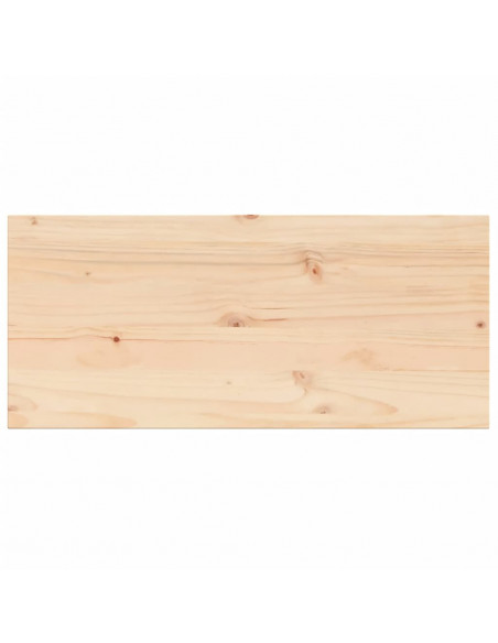 Piano per Tavolo 90x40x1,7 cm Rettangolare Legno Massello Pino