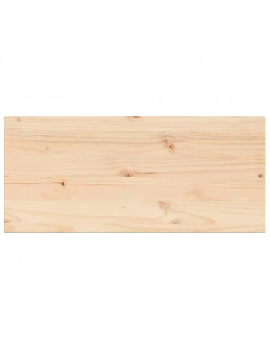 Piano per Tavolo 100x50x1,7 cm Rettangolare Legno Massello Pino