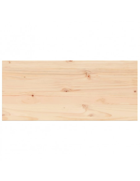Piano per Tavolo 100x50x1,7 cm Rettangolare Legno Massello Pino