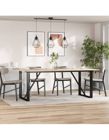 Piani Tavolo 4 pz 100x50x1,7cm Rettangolare Legno Massello Pino