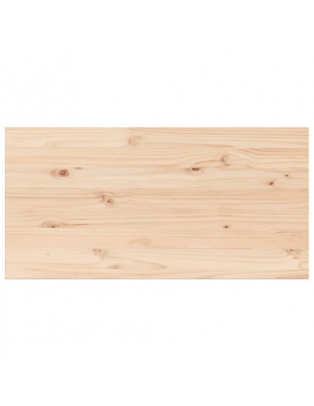 Piani Tavolo 4 pz 100x50x2,5cm Rettangolare Legno Massello Pino