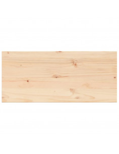 Piano Tavolo 90x40x2,5 cm Rettangolare Legno Massello di Pino 2