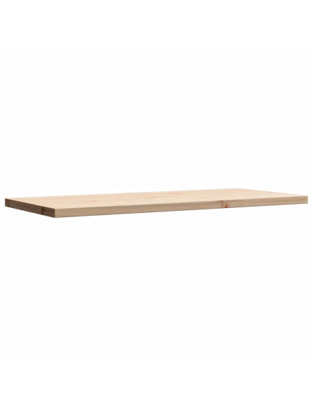 Piano Tavolo 90x40x2,5 cm Rettangolare Legno Massello di Pino