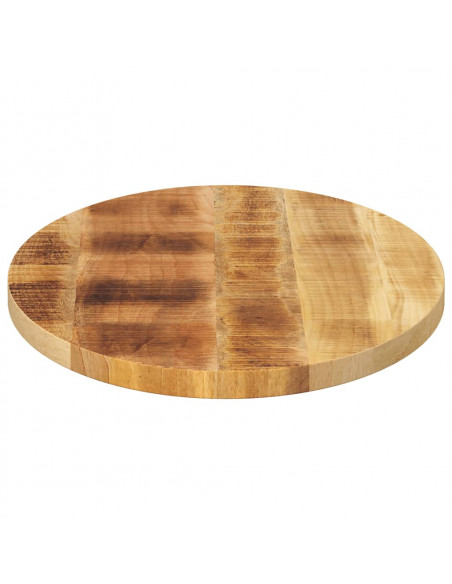 Piano Tavolo 110x40x2,5 cm Ovale in Legno Massello di Mango