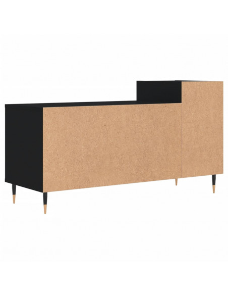 Mobile Porta TV Nero 100x35x55 cm in Legno Multistrato