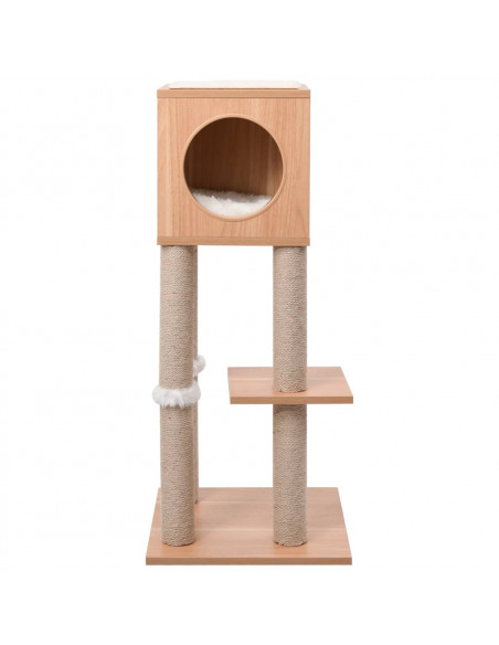 Albero per Gatti con Tappeto Tiragraffi in Sisal 90 cm