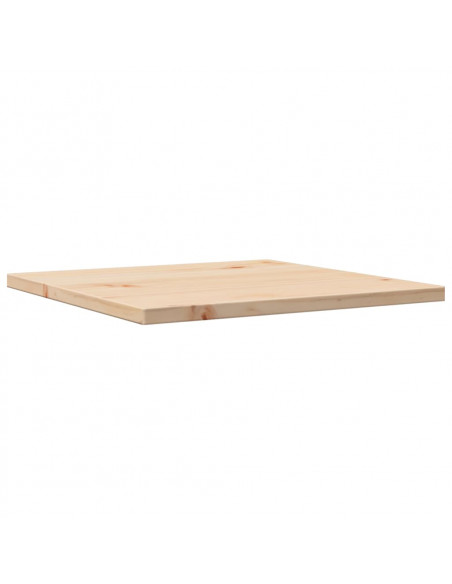 Piano Tavolo 40x40x1,7 cm Quadrato in Legno Massello di Pino