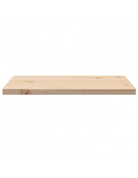 Piano Tavolo 40x40x1,7 cm Quadrato in Legno Massello di Pino
