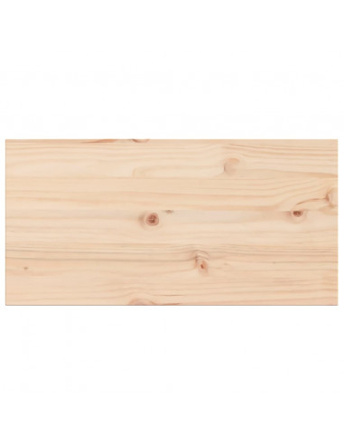 Piani Tavolo 2 pz 80x40x1,7 cm Rettangolare Legno Massello Pino