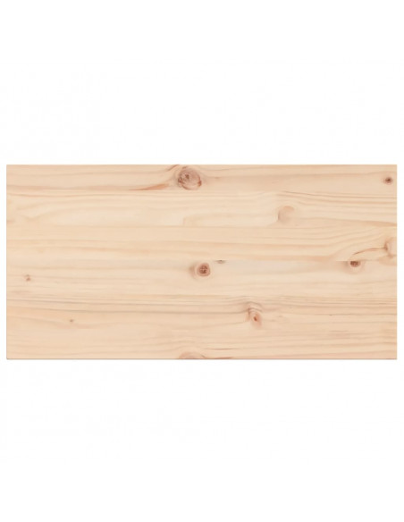 Piani Tavolo 2 pz 90x45x1,7 cm Rettangolare Legno Massello Pino