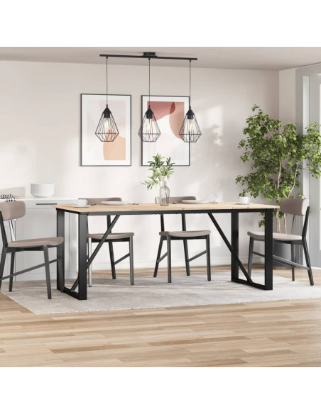 Piani Tavolo 4 pz 90x45x1,7 cm Rettangolare Legno Massello Pino