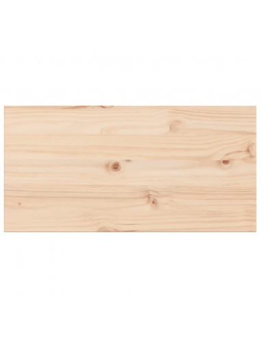 Piani Tavolo 2 pz 80x40x2,5 cm Rettangolare Legno Massello Pino