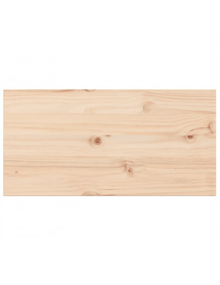 Piani Tavolo 2 pz 80x40x2,5 cm Rettangolare Legno Massello Pino