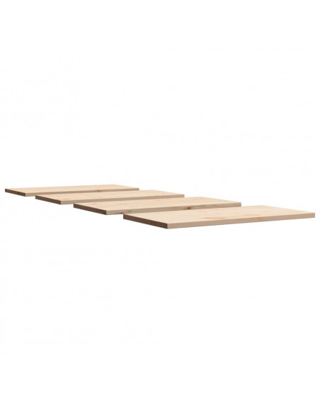 Piani Tavolo 4 pz 90x45x2,5 cm Rettangolare Legno Massello Pino