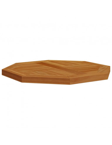 Piano per Tavolo 50x50x2,5 cm Ottagonale Legno Massello Teak