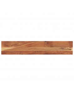 Piano Tavolo 160x30x3,8 cm Rettangolare Legno Massello Acacia 2
