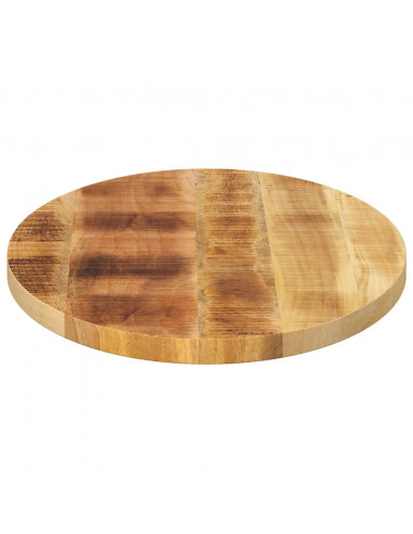 Piano Tavolo 90x40x3,8 cm Ovale in Legno Massello di Mango