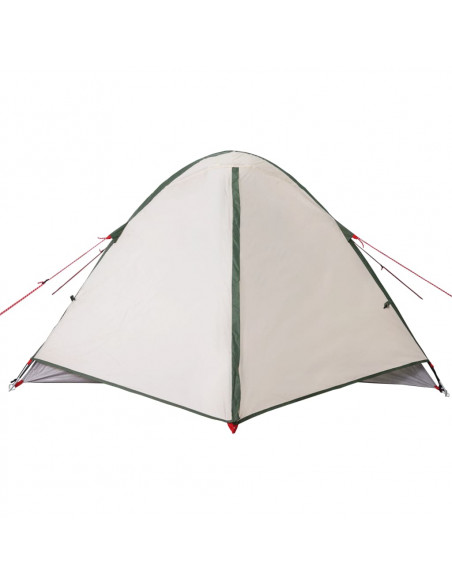 Tenda da Campeggio a Cupola per 3 Persone Verde Impermeabile