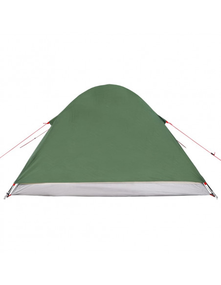 Tenda da Campeggio a Cupola per 3 Persone Verde Impermeabile